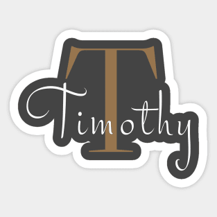 I am Timothy Sticker